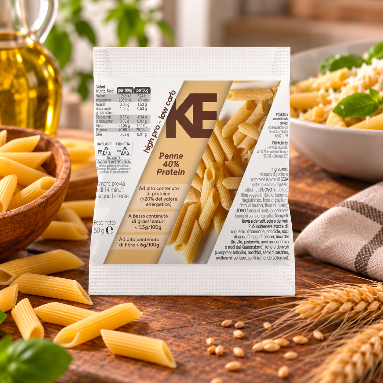 Pasta ke penne - 50 gr